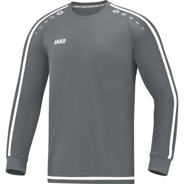 JAKO Shirt Striker 2.0 LM 4319 Grijs Wit 