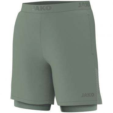 JAKO 2-in-1 short Power Mintgroen