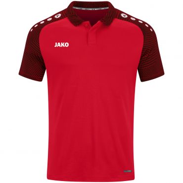 JAKO Polo Performance 6322 Rood Zwart