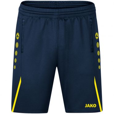 JAKO Trainingsshort Challenge 8521 Marine Fluogeel