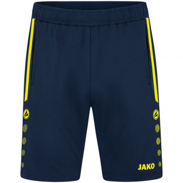 JAKO Trainingsshort Allround 8589 Marine Fluogeel